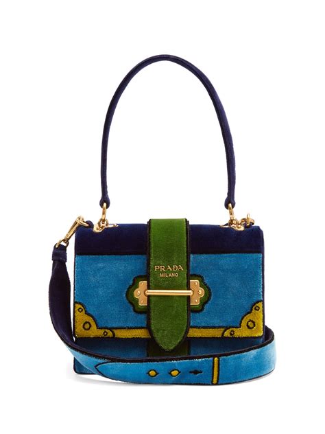 prada trompe l'oeil bag|Prada Trompe L'oeil Velvet Cahier Buckle Bag .